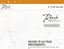 Tablet Screenshot of lasvegasprostho.com